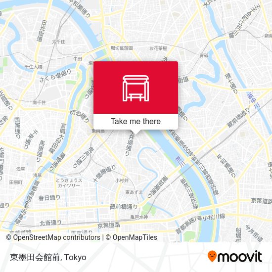 東墨田会館前 map