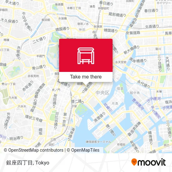 銀座四丁目 map