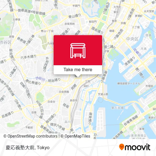 慶応義塾大前 map