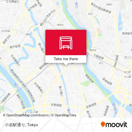 小岩駅通り map