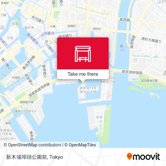 新木場埠頭公園前 map