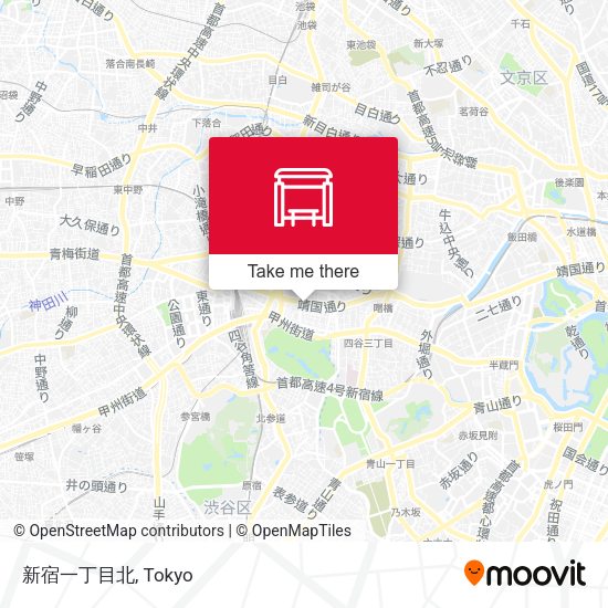 新宿一丁目北 map