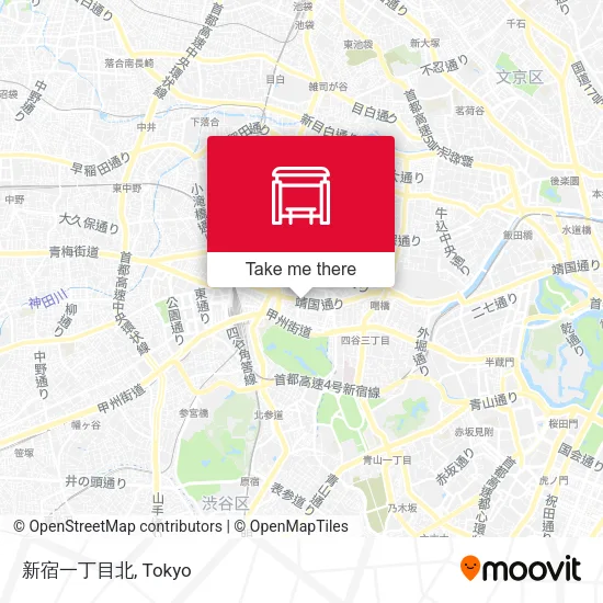 新宿一丁目北 map