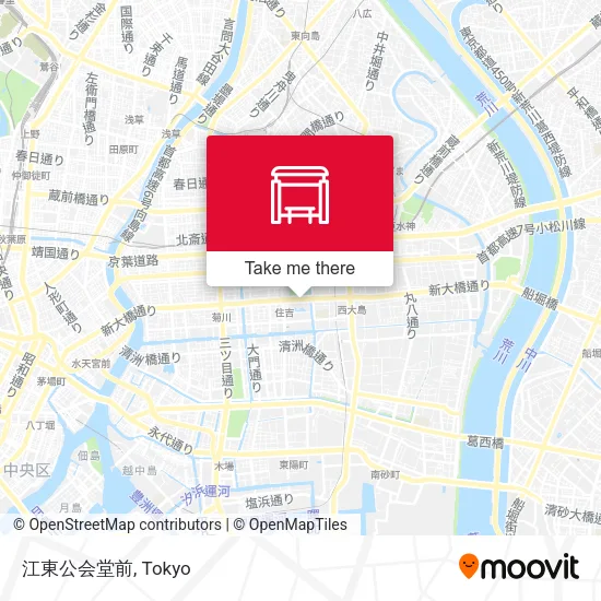江東公会堂前 map