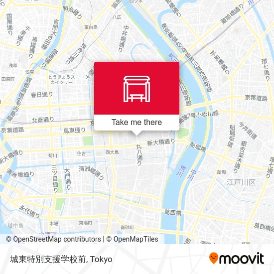 Joto Special Support School map