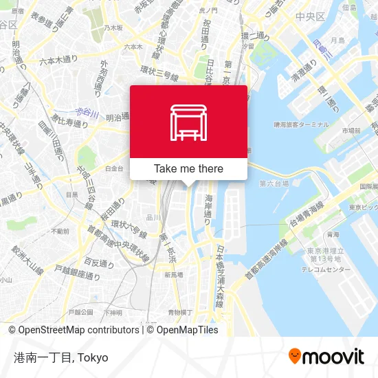 港南一丁目 map