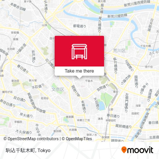 駒込千駄木町 map