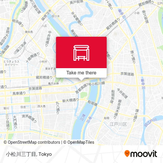 小松川三丁目 map