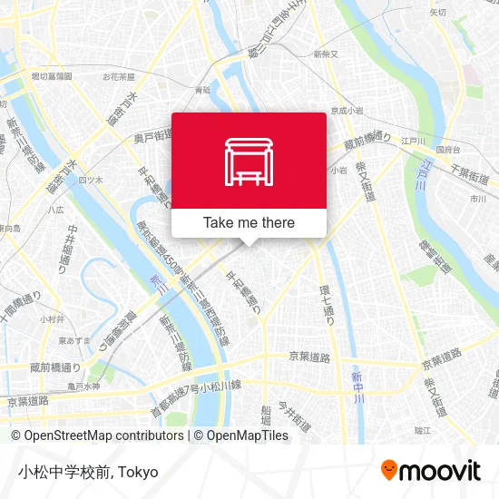 小松中学校前 map