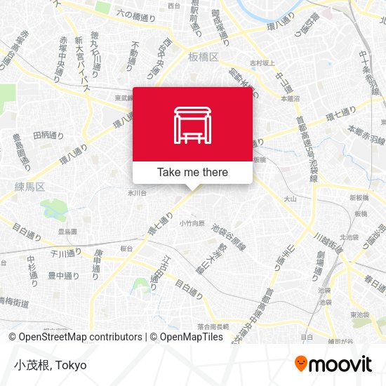 小茂根 map
