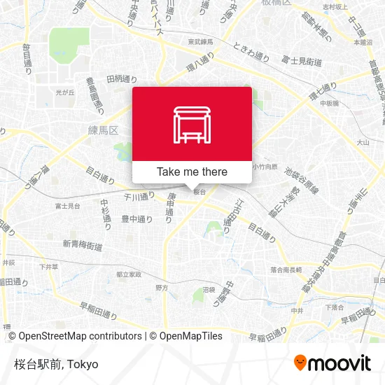 桜台駅前 map