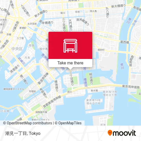 潮見一丁目 map