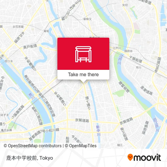 鹿本中学校前 map