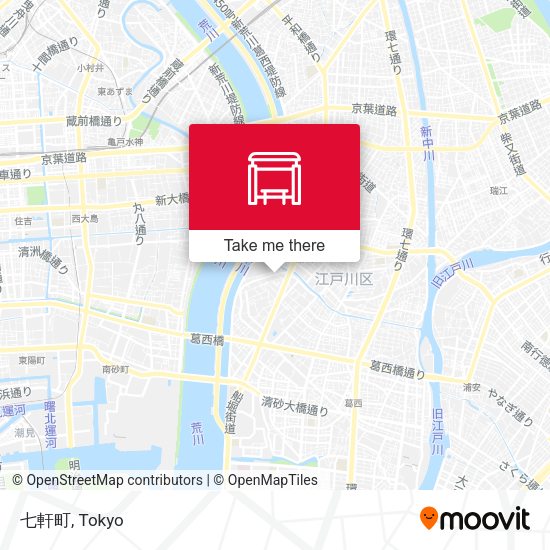 七軒町 map
