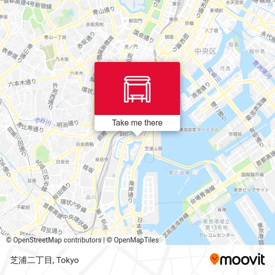 Shibaura 2-chome map