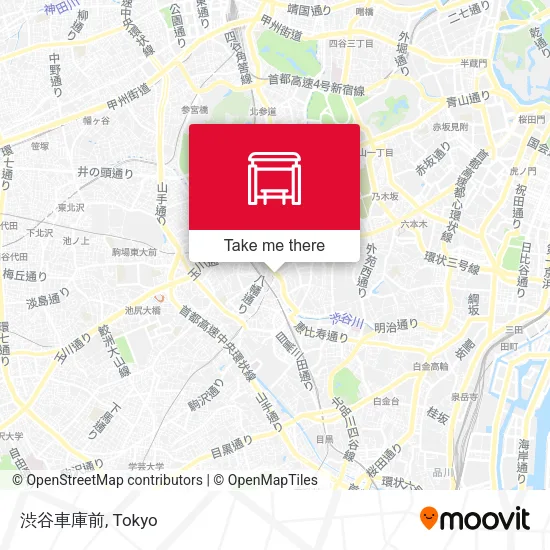 渋谷車庫前 map