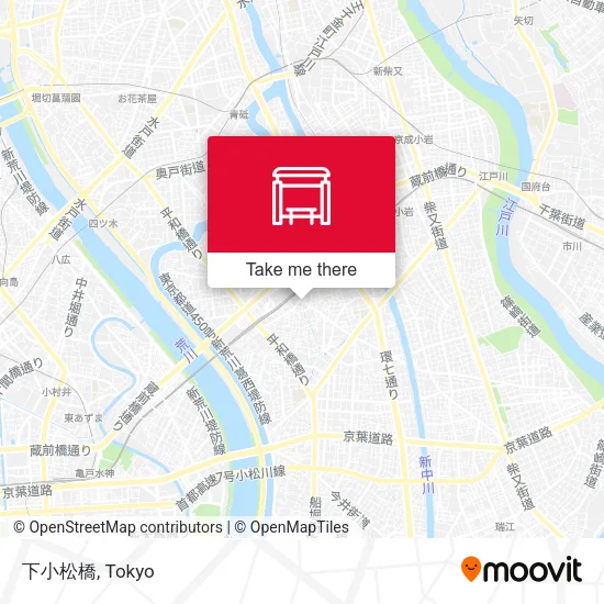 下小松橋 map