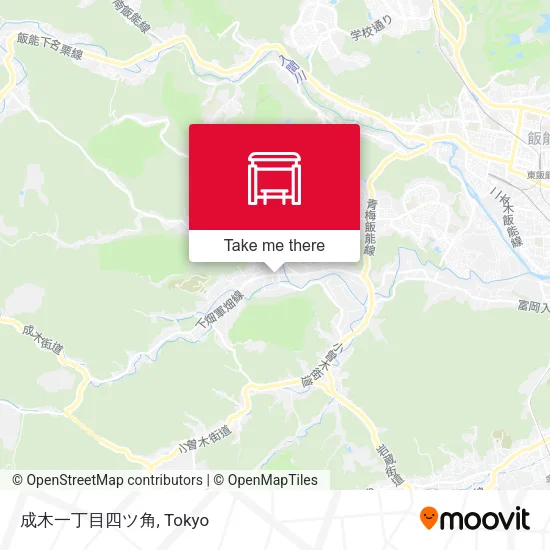 成木一丁目四ツ角 map
