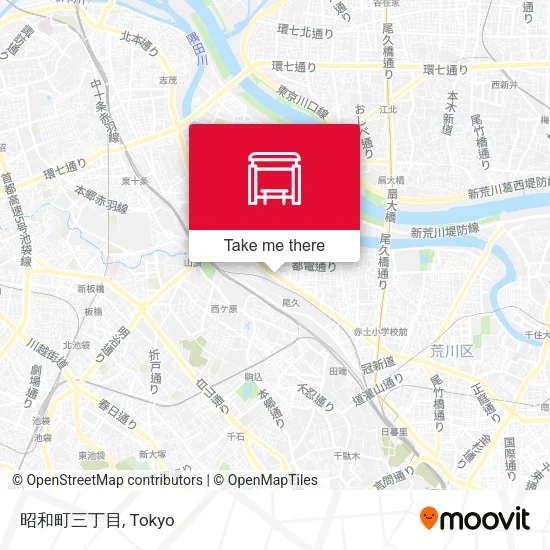 昭和町三丁目 map