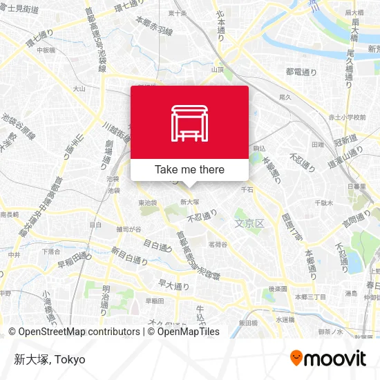 新大塚 map