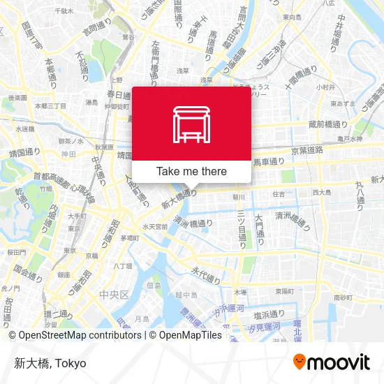 新大橋 map