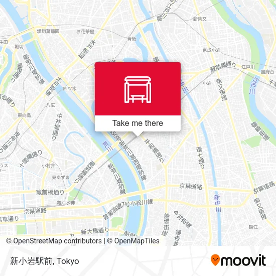 新小岩駅前 map