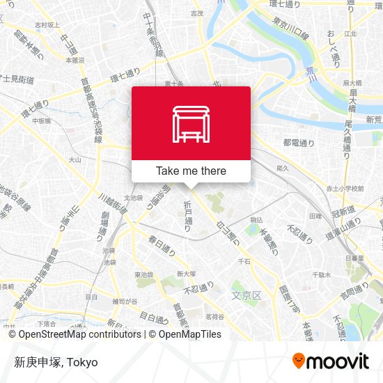 新庚申塚 map