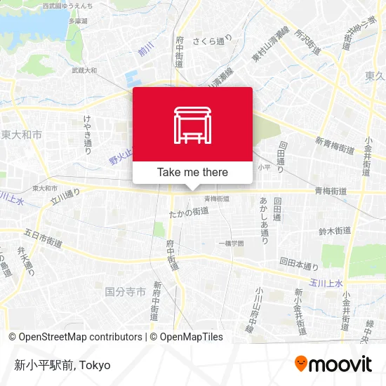 Shin-Kodaira Station map