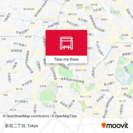 新宿二丁目 map
