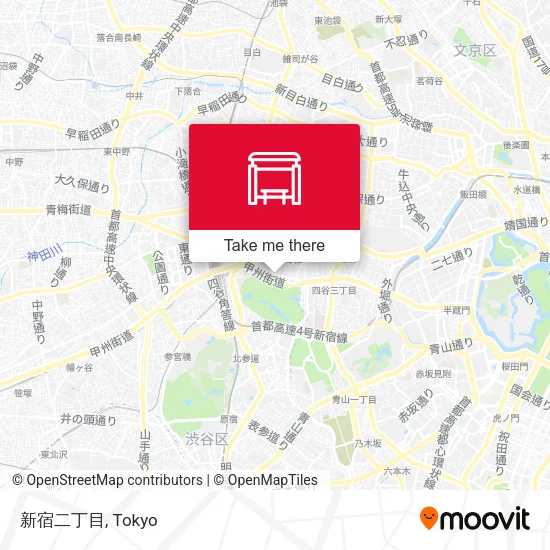 新宿二丁目 map