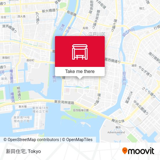 新田住宅 map