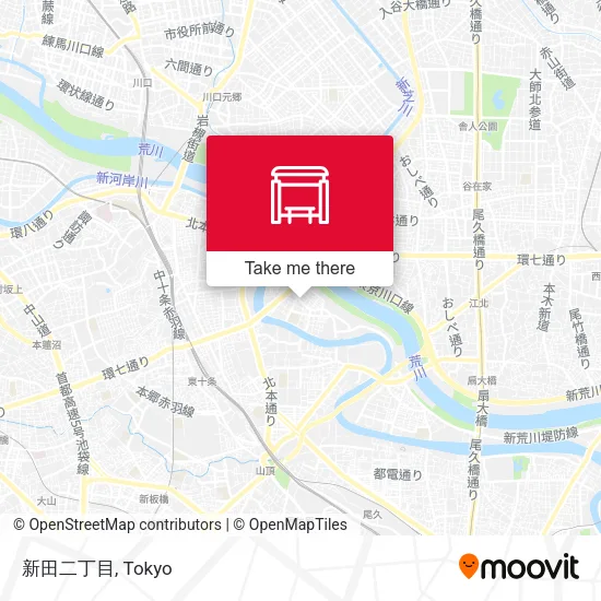 新田二丁目 map