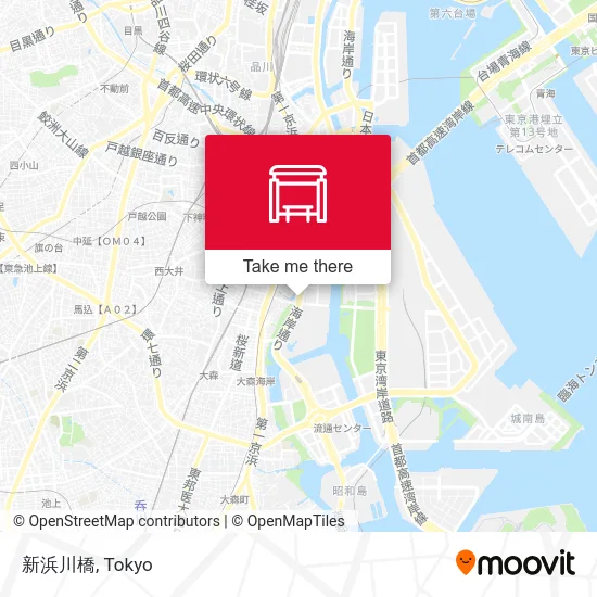 Shin-Hamagawa Bridge map