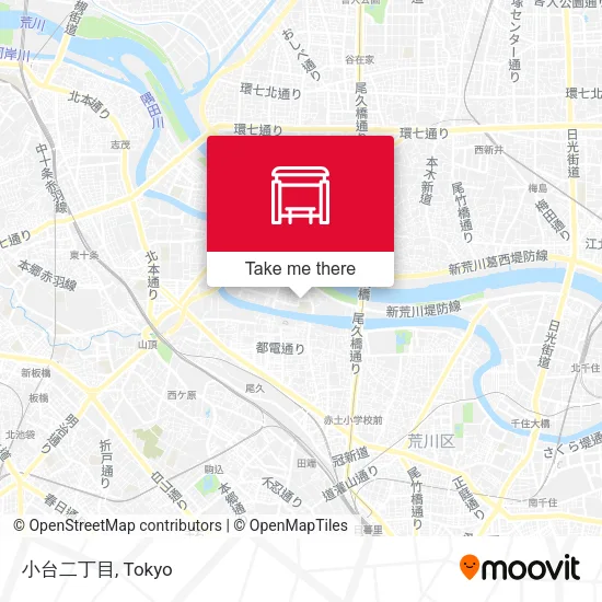 小台二丁目 map