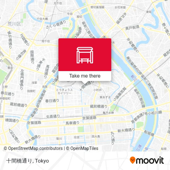十間橋通り map