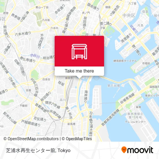 芝浦水再生センター前 map