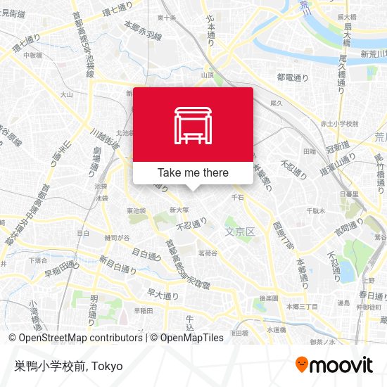 巣鴨小学校前 map