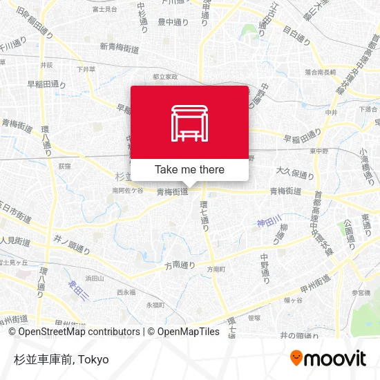 杉並車庫前 map