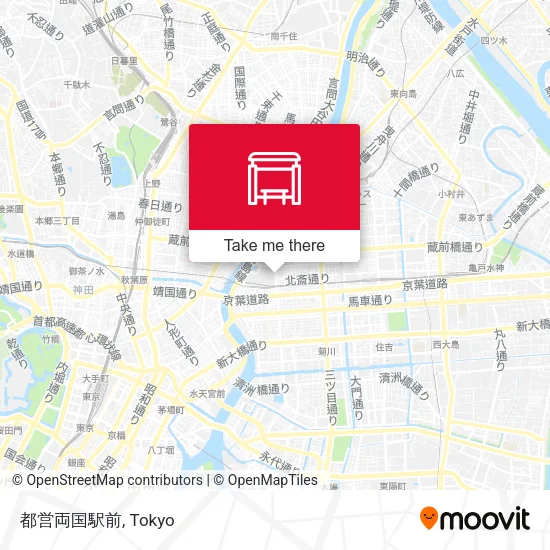 都営両国駅前 map