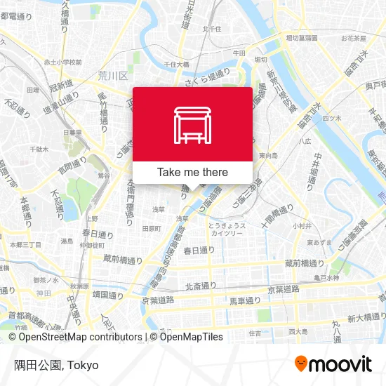 隅田公園 map