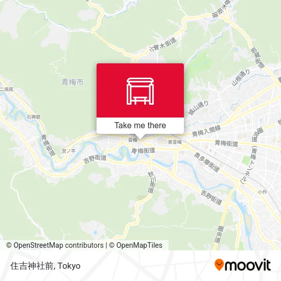 住吉神社前 map