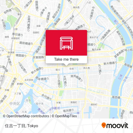 住吉一丁目 map