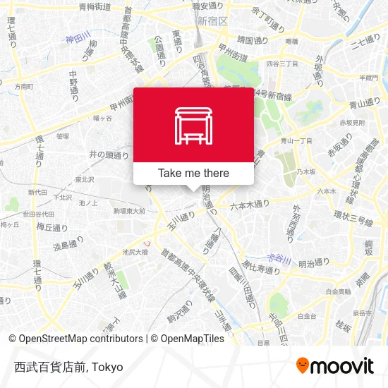 西武百貨店前 map