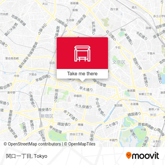 関口一丁目 map