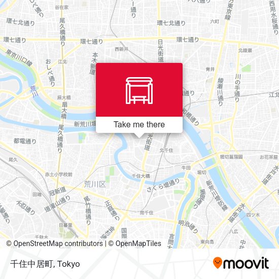 千住中居町 map