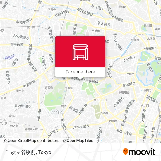 千駄ヶ谷駅前 map