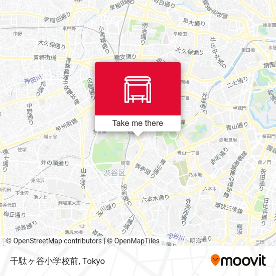 千駄ヶ谷小学校前 map
