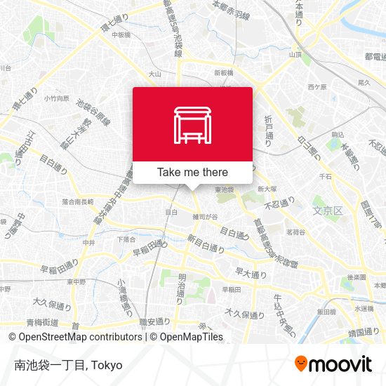 南池袋一丁目 map
