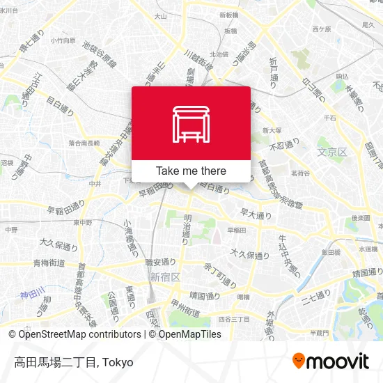 高田馬場二丁目 map