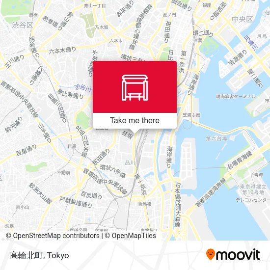 高輪北町 map